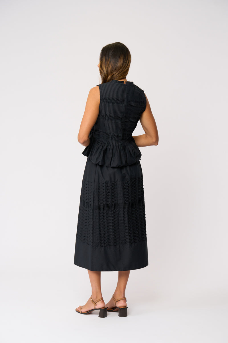 FOIL - You Compleat Me Skirt - True Navy