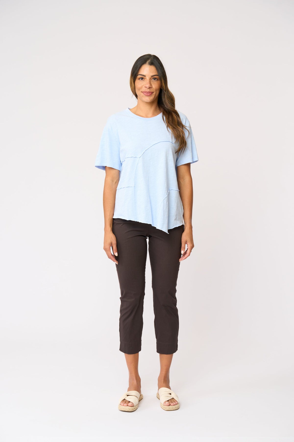 Foil - Fuss Free 7/8 Taper Pant - Sable
