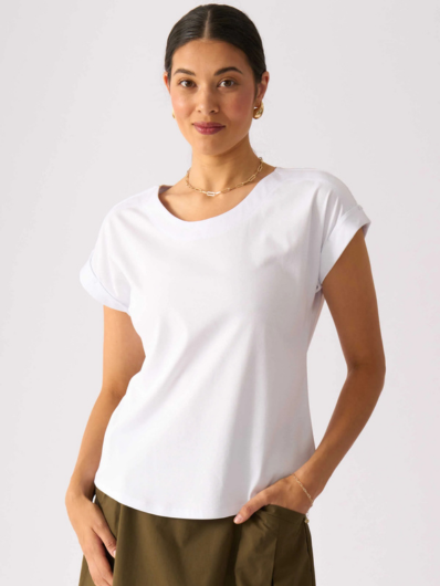 Foil  - Clean Queen Top - White