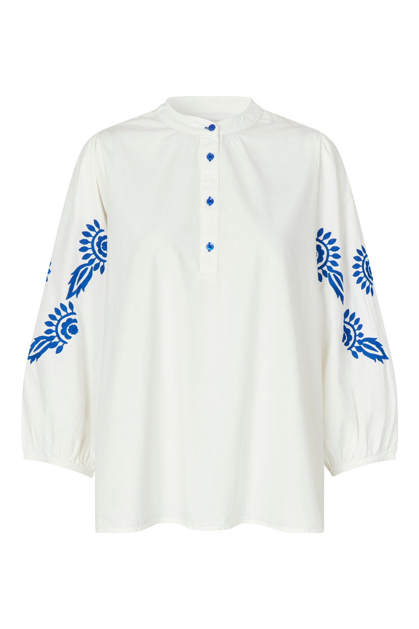 Lollys Laundry  - Faithful Blouse - White