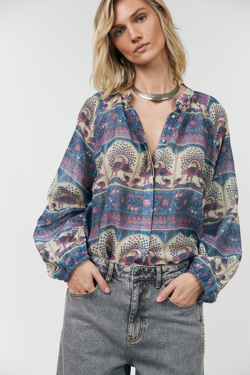 Lollys Laundry - HaileyLL Shirt - Blue