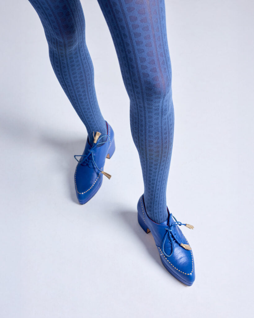 Tightology – Haptic Organic Cotton Tights – Blue