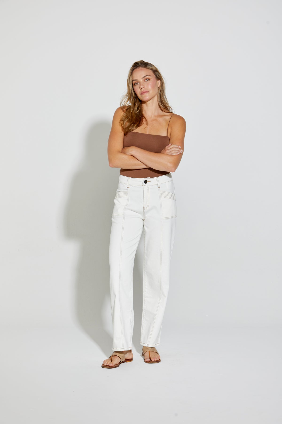 New London Jeans  - Holborn Wide Leg  - Milk