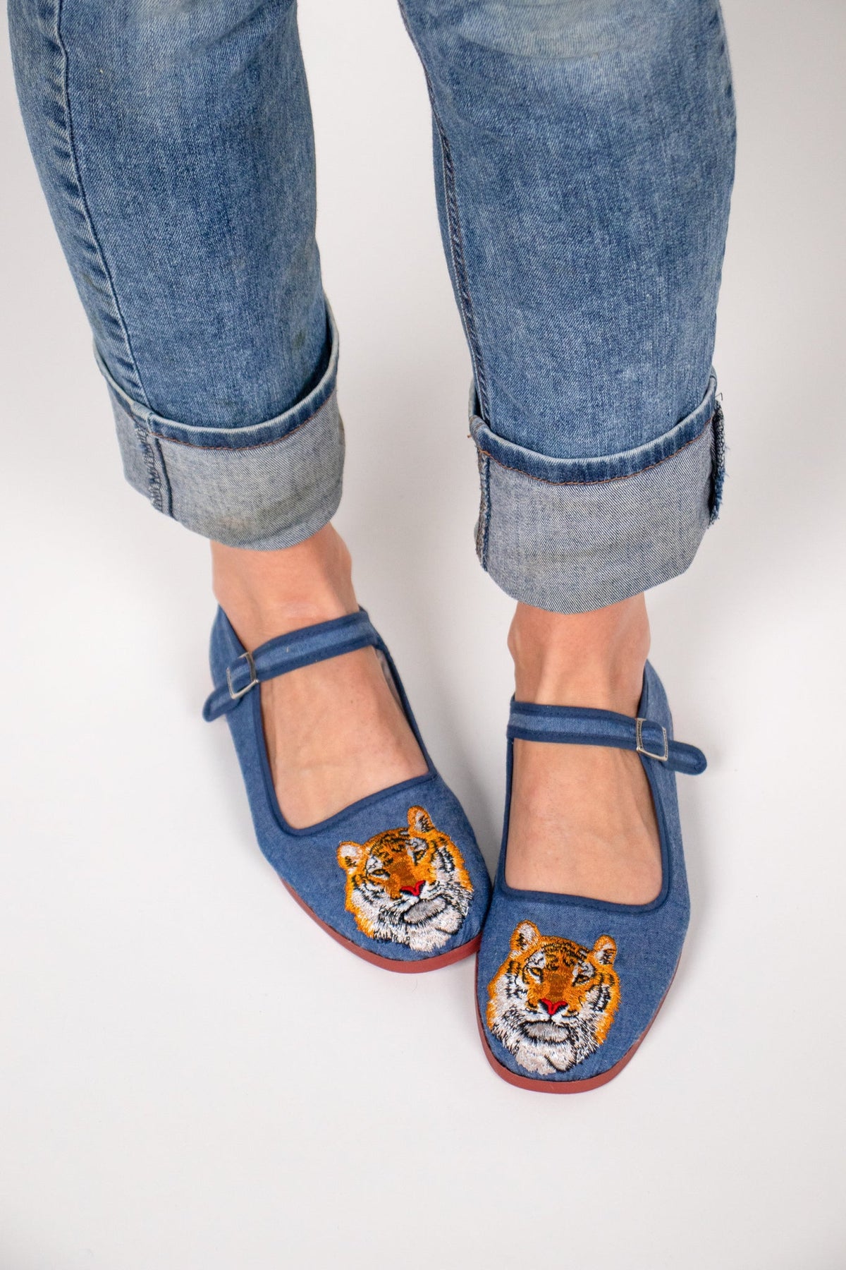 Happy Shoes - Tiger Denim