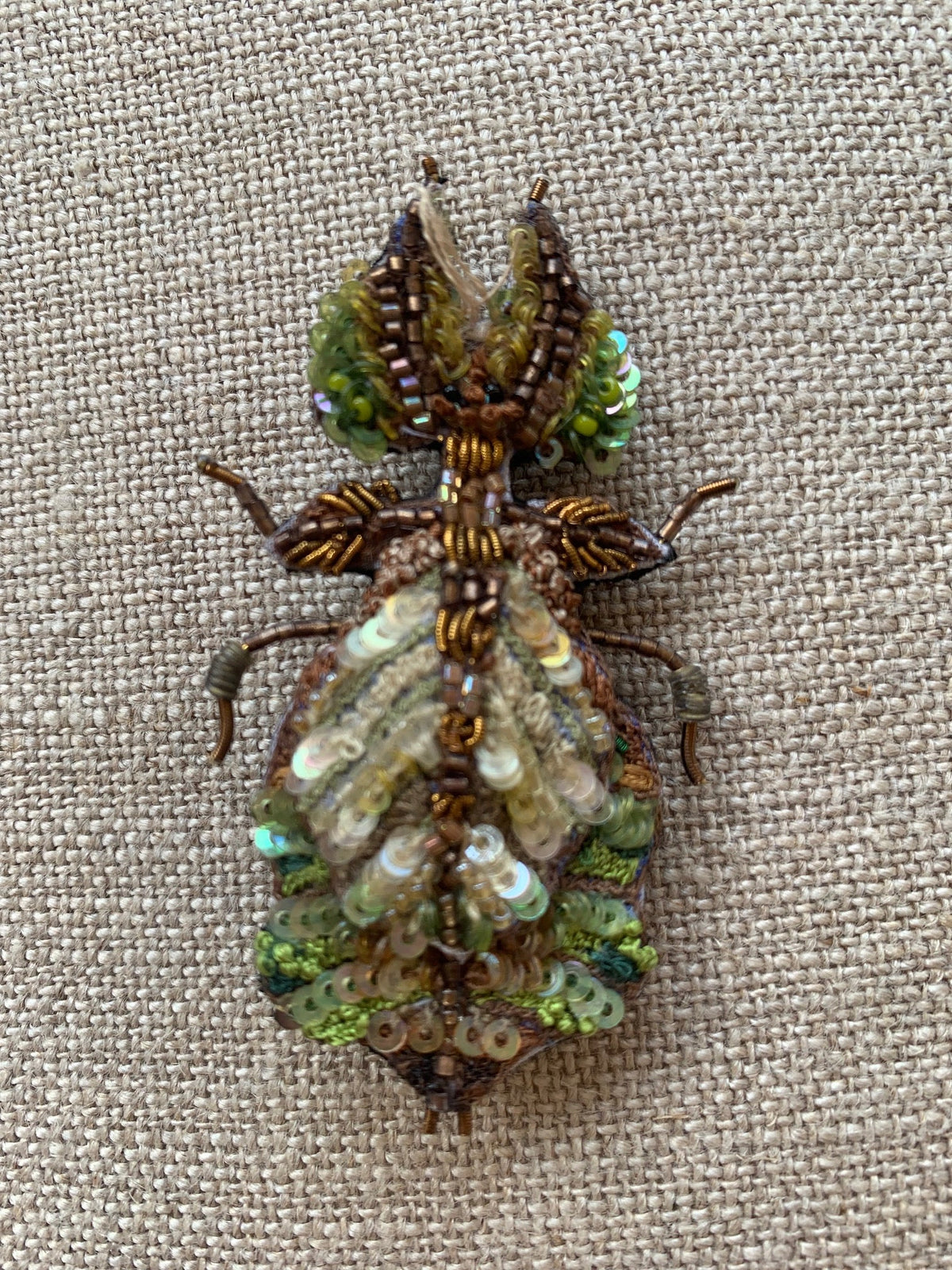 Trovelore - Giant Leaf Insect Brooch