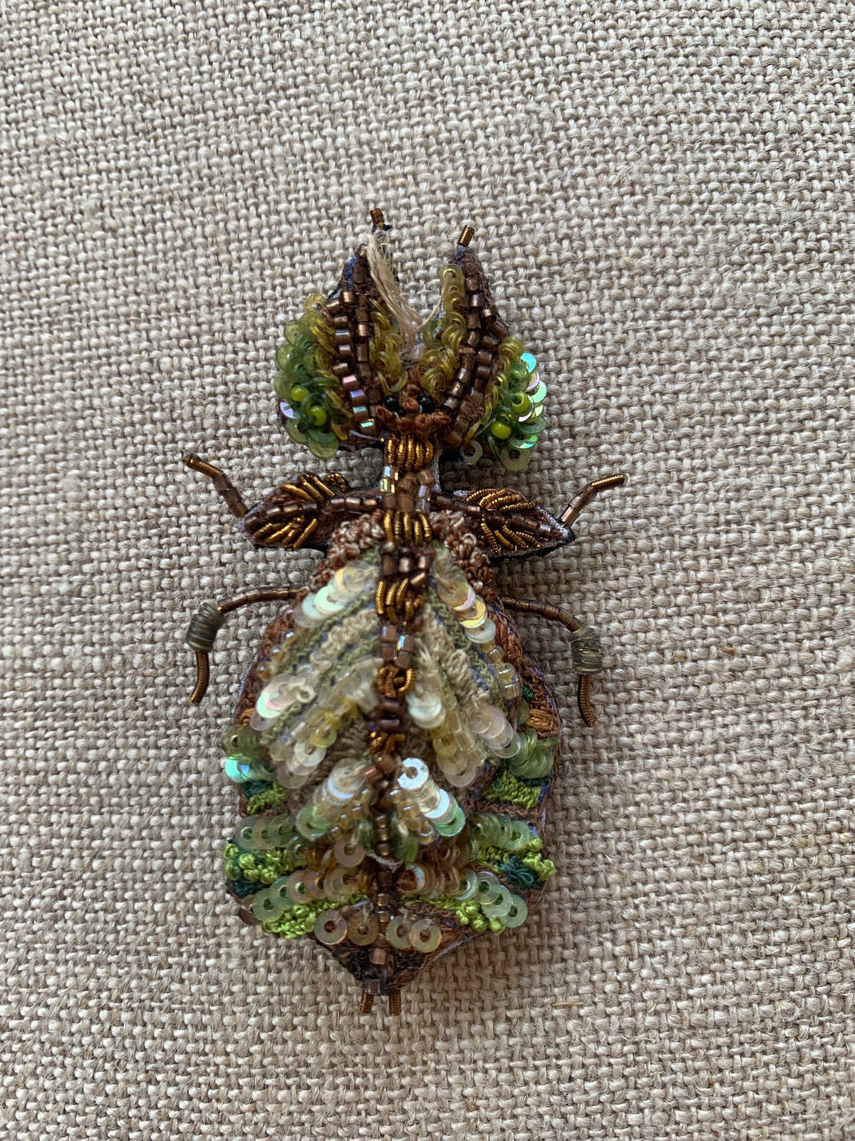Trovelore - Giant Leaf Insect Brooch