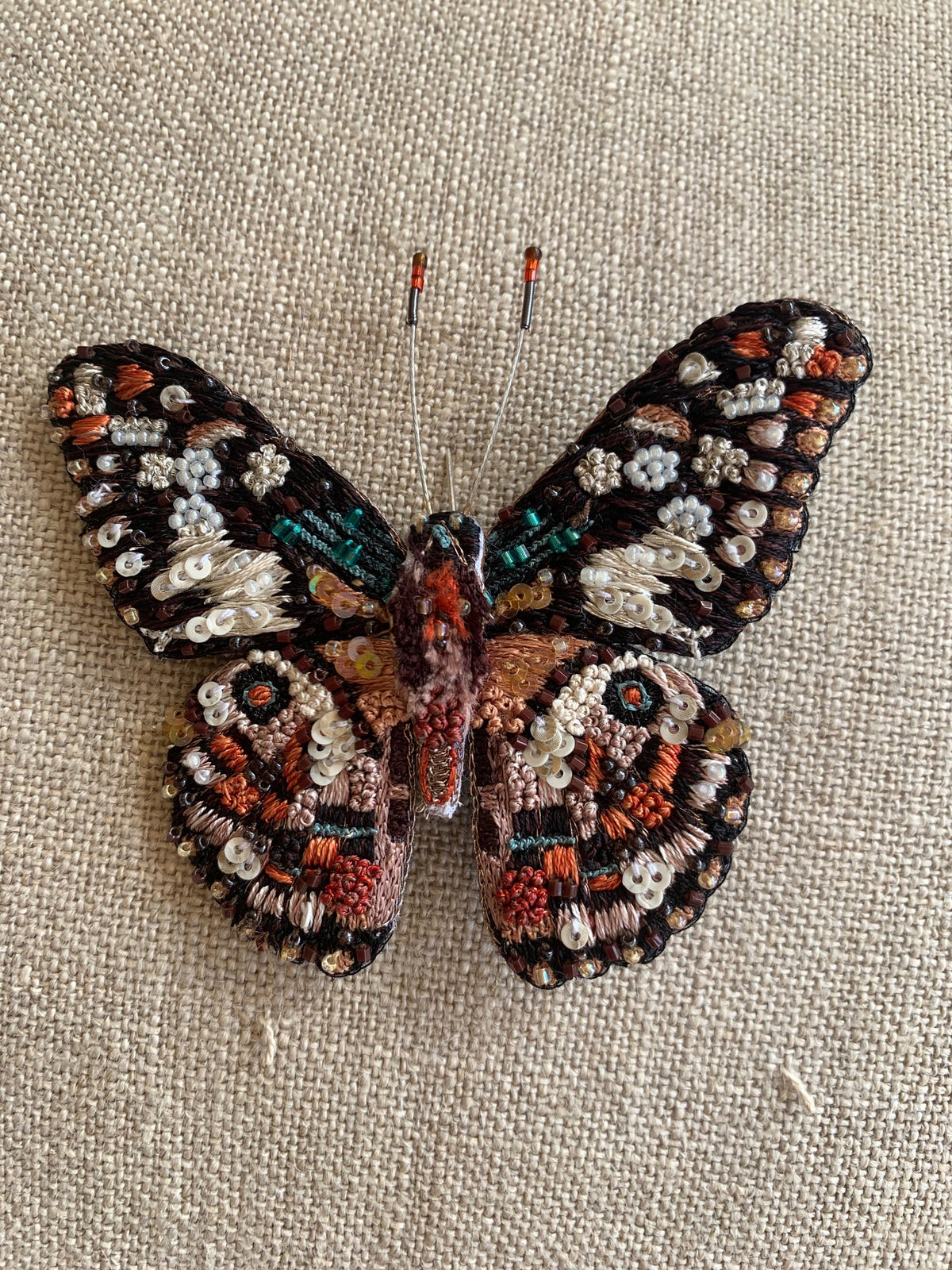 Trovelore - Lime Swallowtail Butterfly Brooch