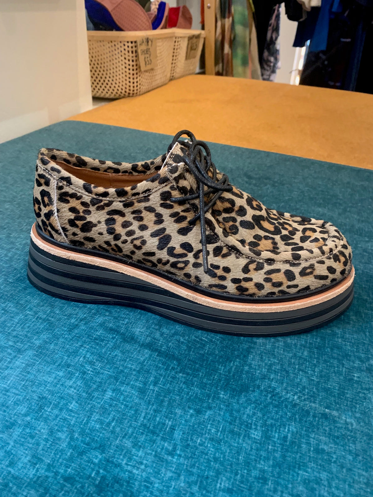 MR Shoes - Millie Leopard Pony Fur