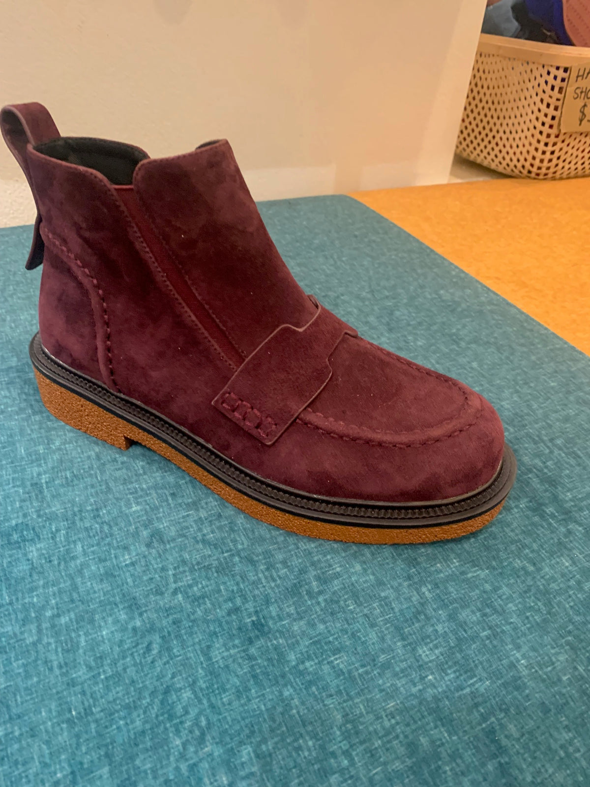 MR Shoes - Other Bordo Suede Boot - Mulberry