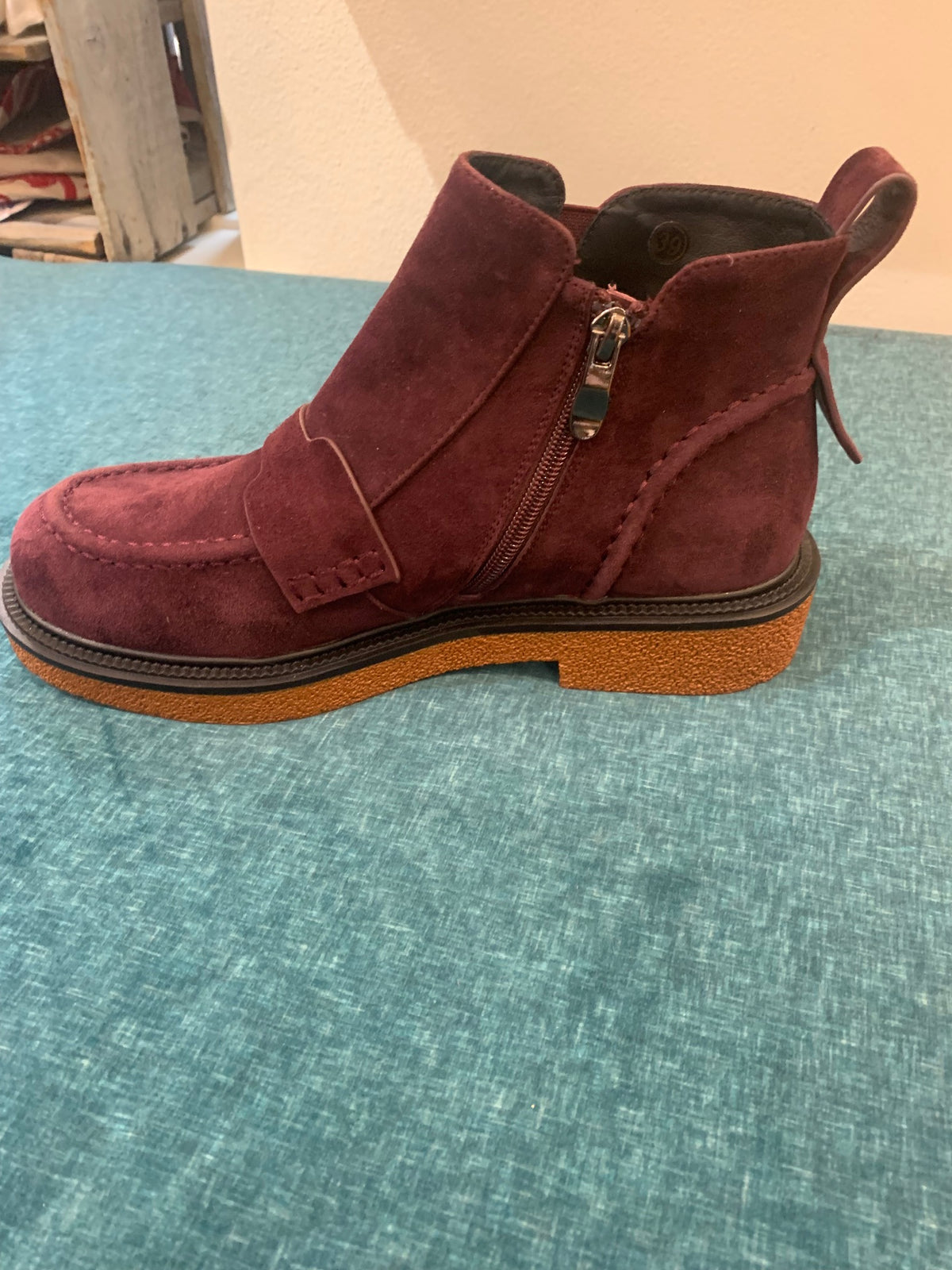 MR Shoes - Other Bordo Suede Boot - Mulberry