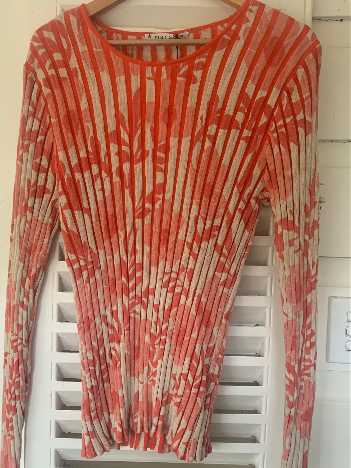 Mansted - Panama Bloom and Bars Crew - Orange