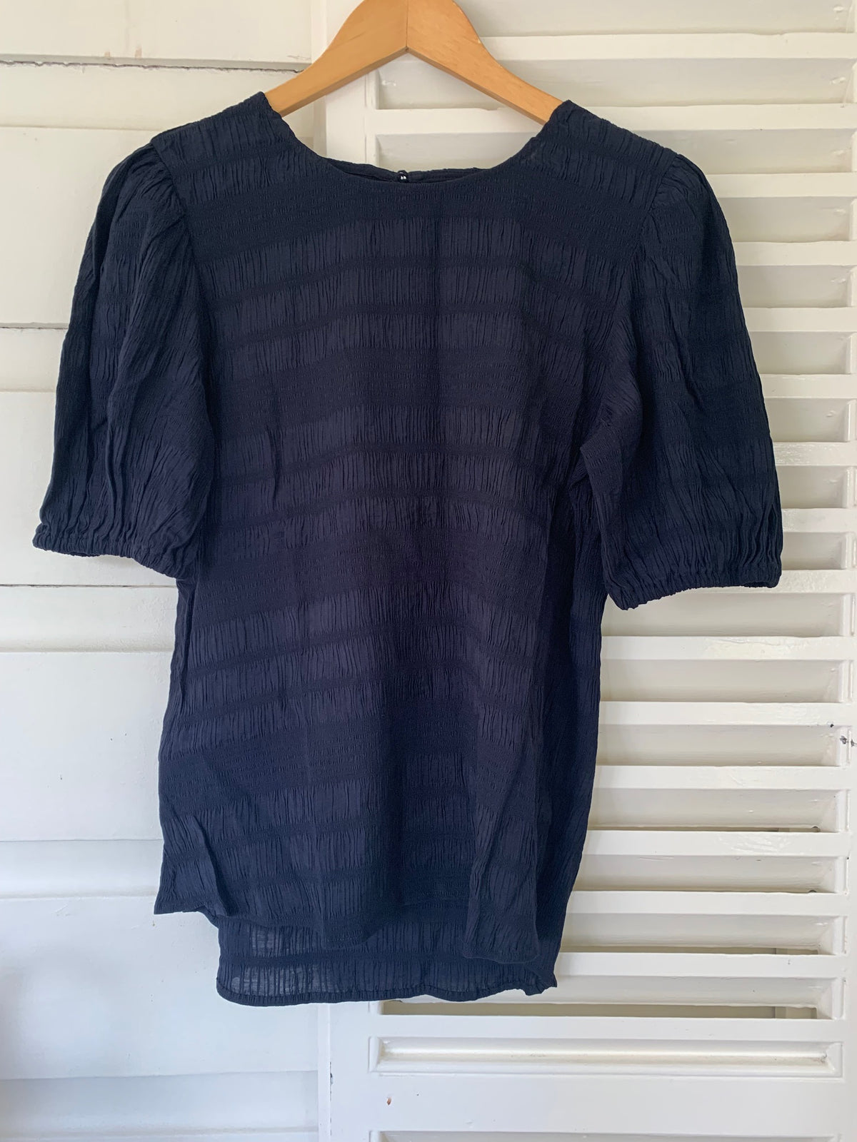 Foil  - Easy Breezy Top - Navy