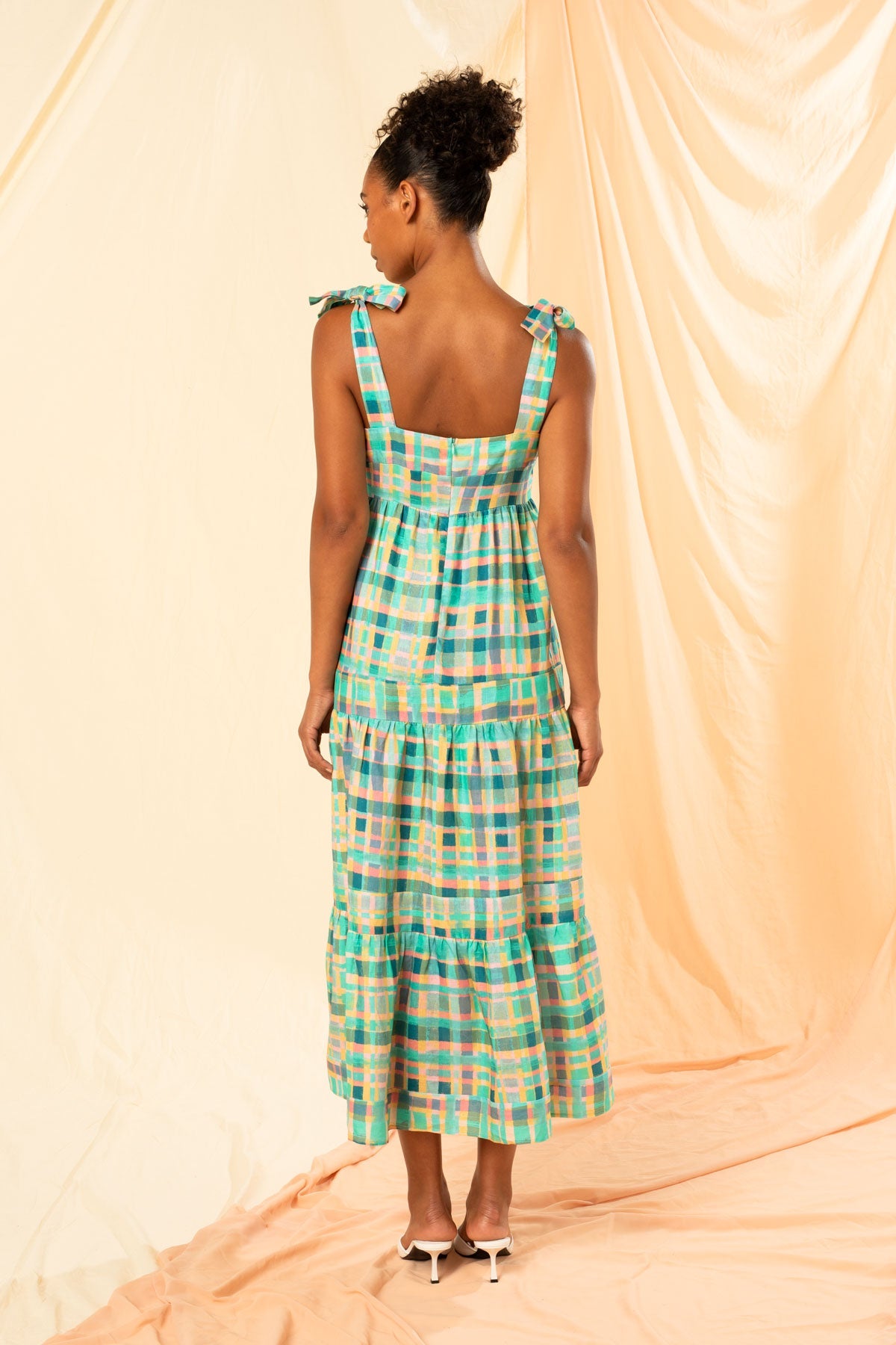 Kachel -  Ocean Check Dress