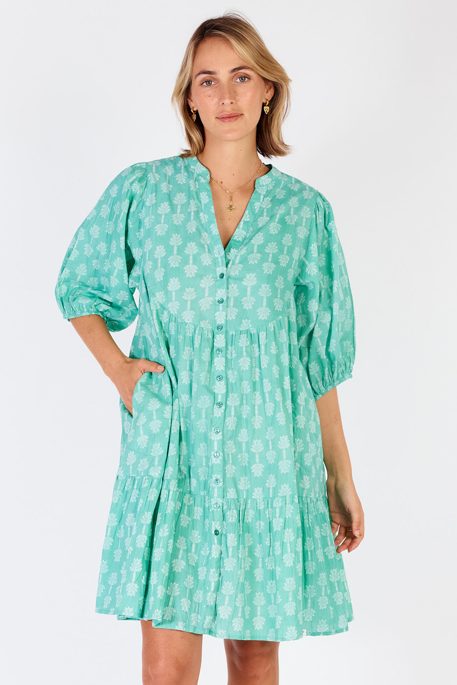 Ibisa - Calgary Dress - Mint