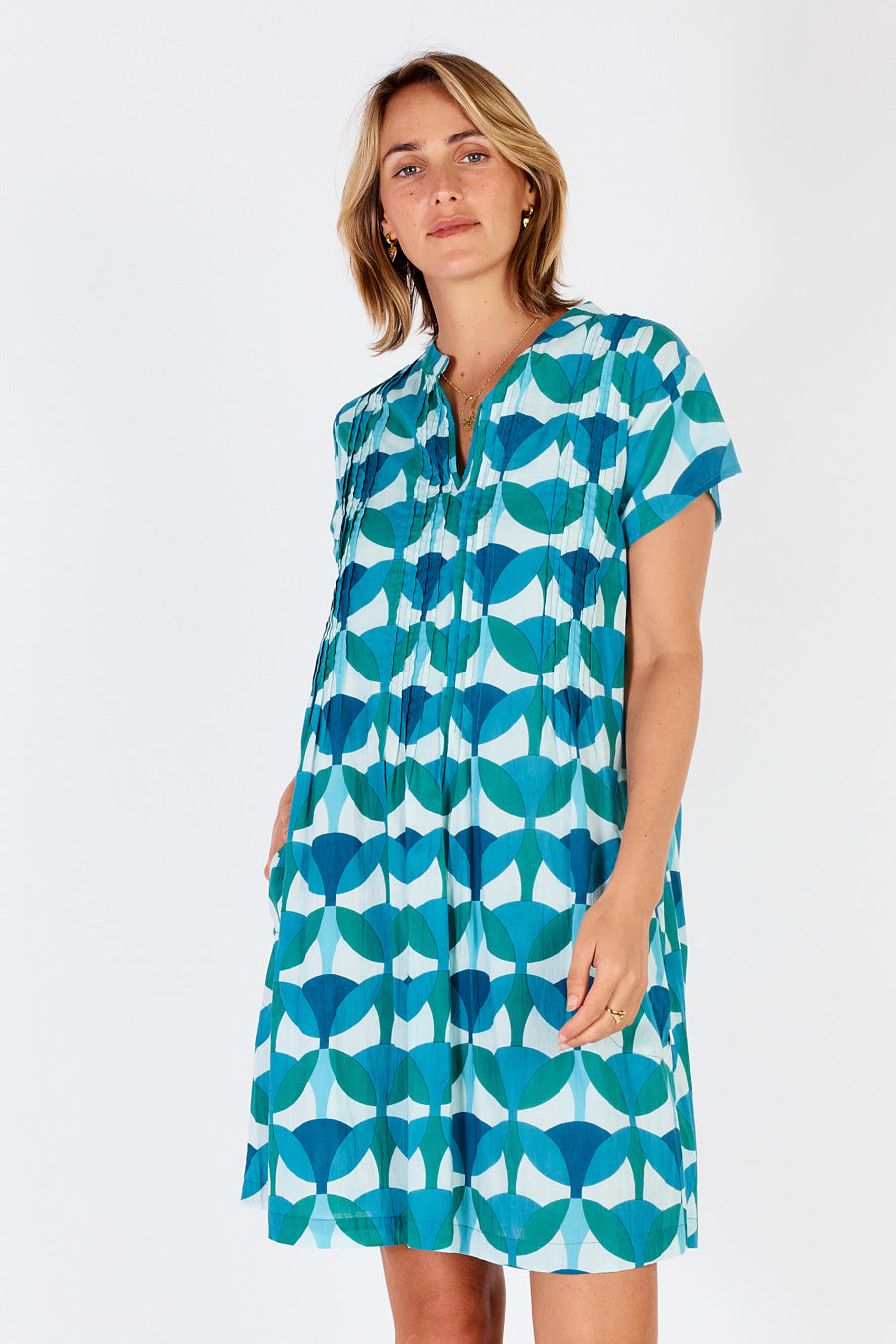 Ibisa - Phoenix Dress - Lagoon