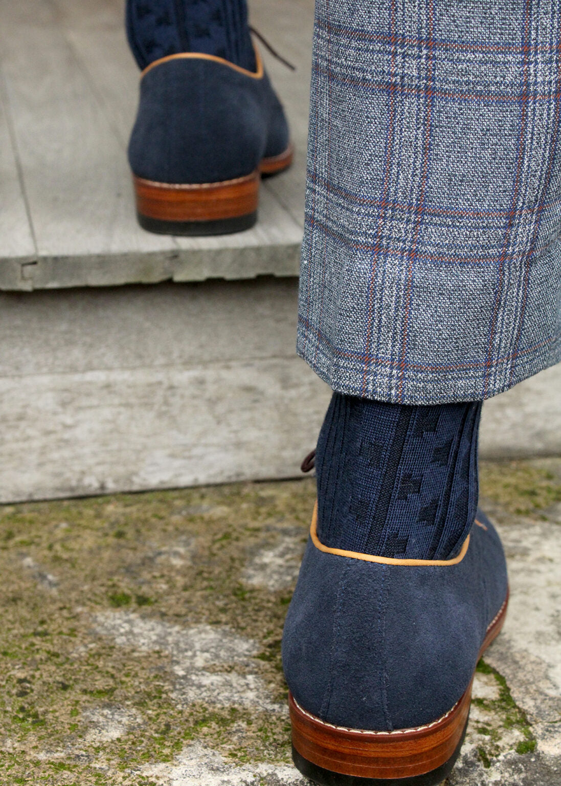 Tightology – Industry Merino Wool Socks – Blue
