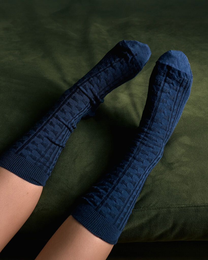 Tightology – Industry Merino Wool Socks – Blue