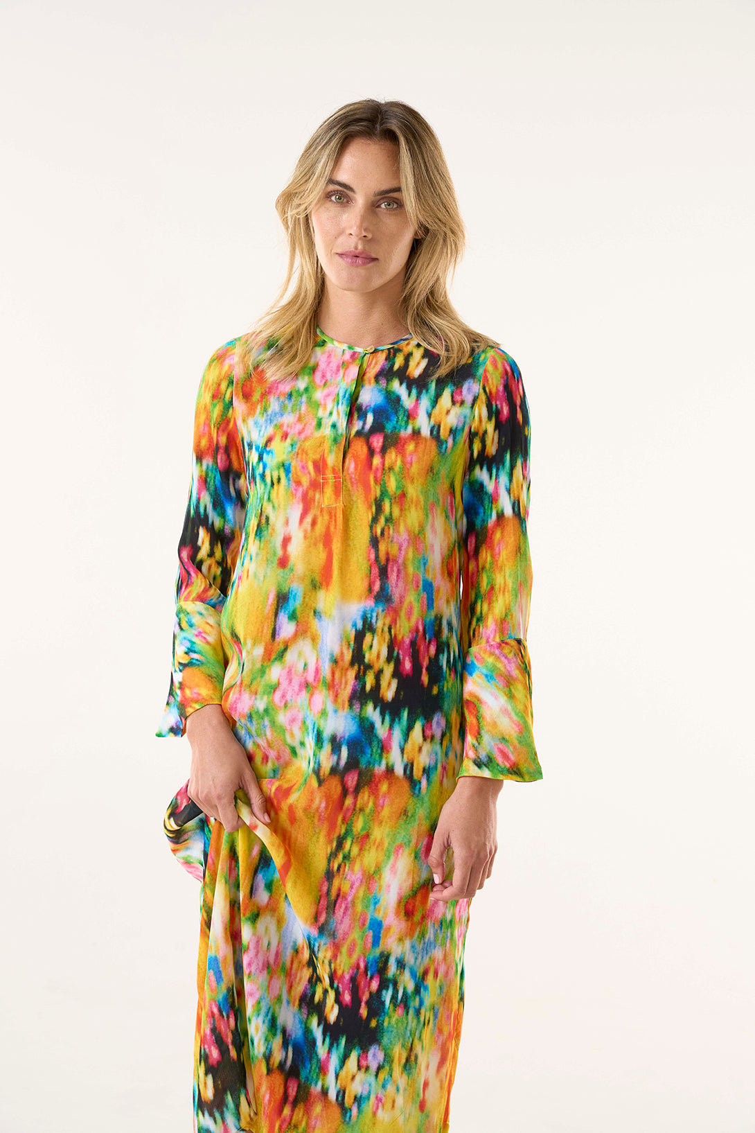 One Season - Long Genie Dress - Ithaca Yellow