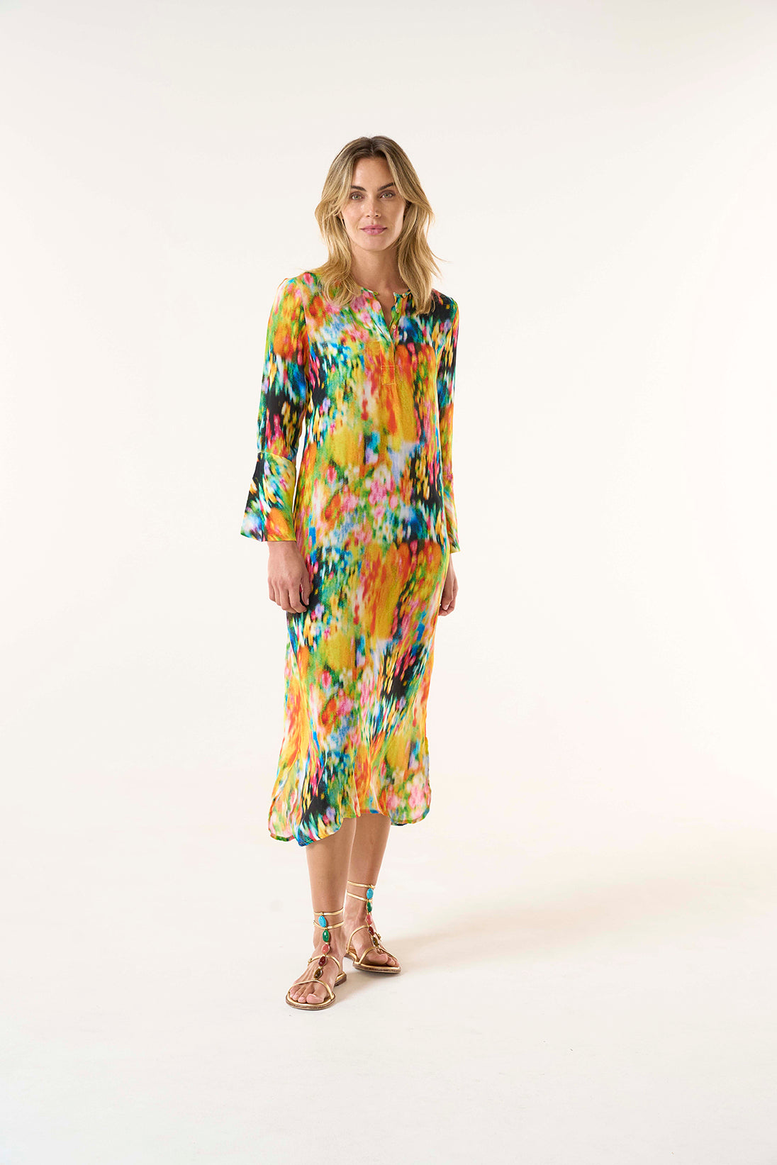 One Season - Long Genie Dress - Ithaca Yellow