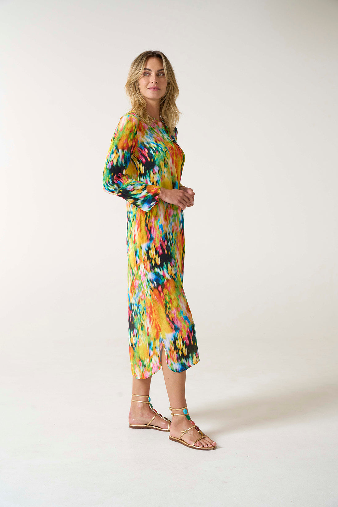 One Season - Long Genie Dress - Ithaca Yellow