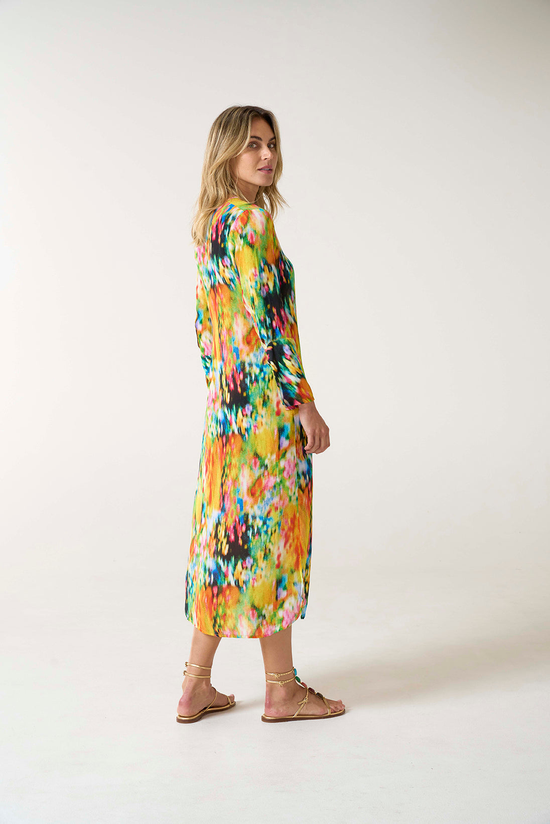 One Season - Long Genie Dress - Ithaca Yellow