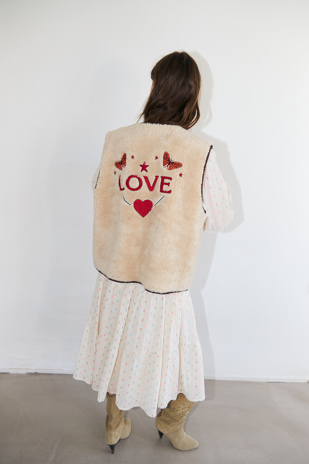 Lollys Laundry - JaceLL Love Vest - Fur