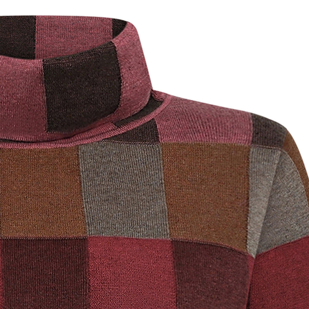 Mansted - Lindi Eco Box Roll Neck - Spice