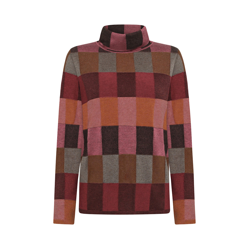 Mansted - Lindi Eco Box Roll Neck - Spice