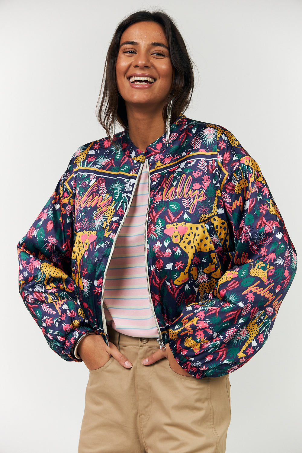 Lollys Laundry - LamaLL Jacket - Leopard Multi