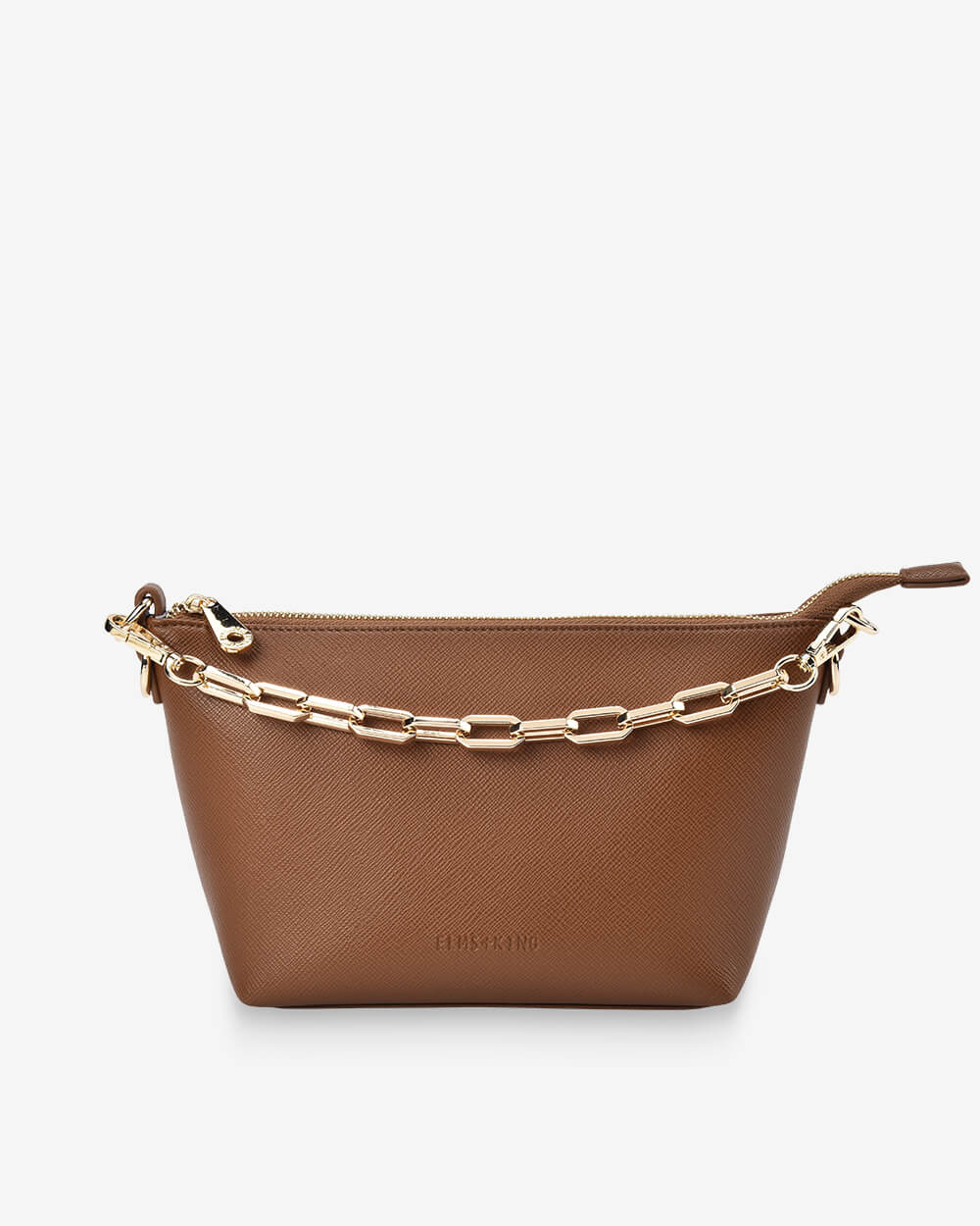 Elms & King - Leyton Crossbody - Tan Saffiano