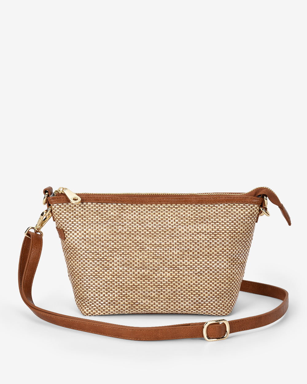 Elms & King - Leyton Crossbody - Raffia Pebble