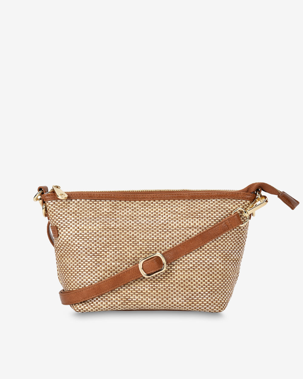 Elms & King - Leyton Crossbody - Raffia Pebble