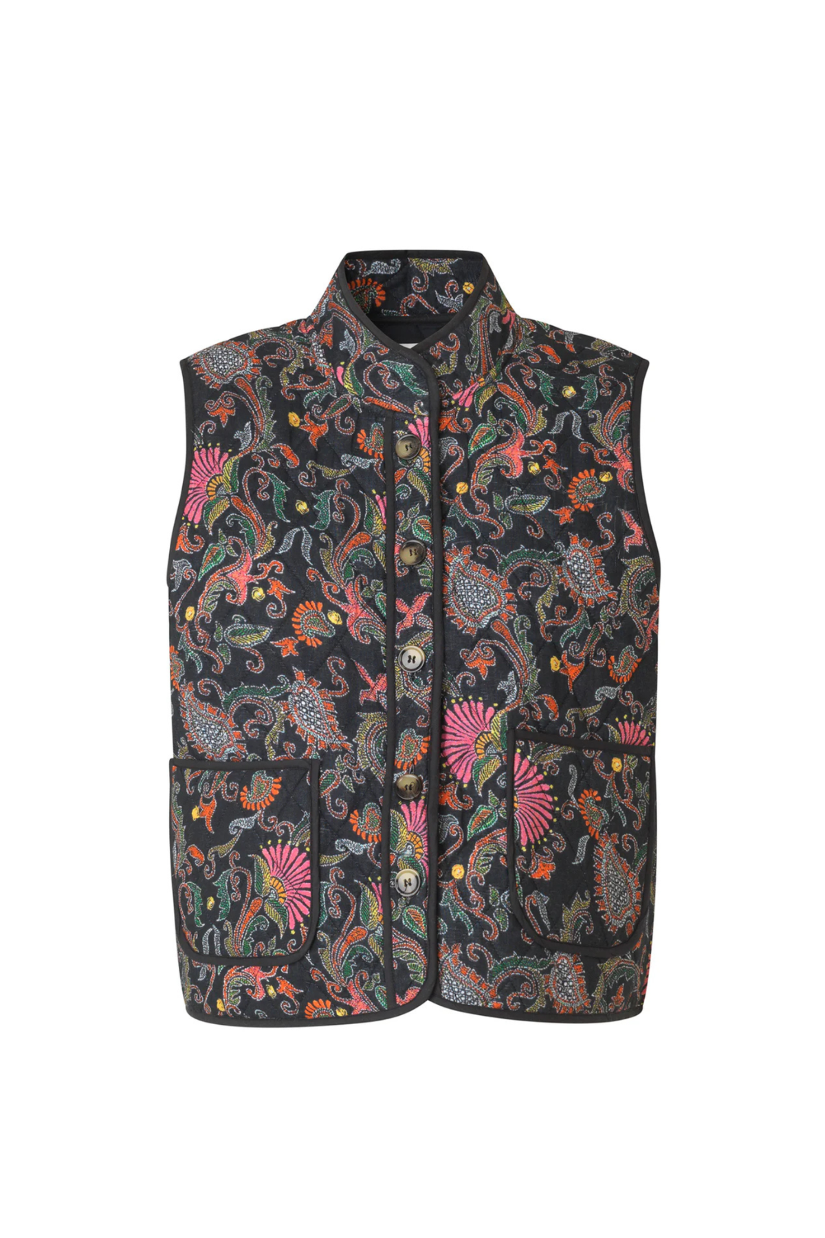 Lollys Laundry - Cairo Vest Flower Print