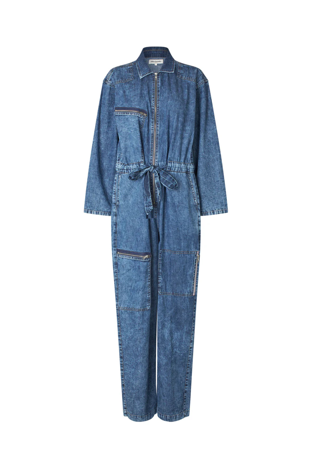 Lollys Laundry - Camden Jumpsuit - Washed Denim