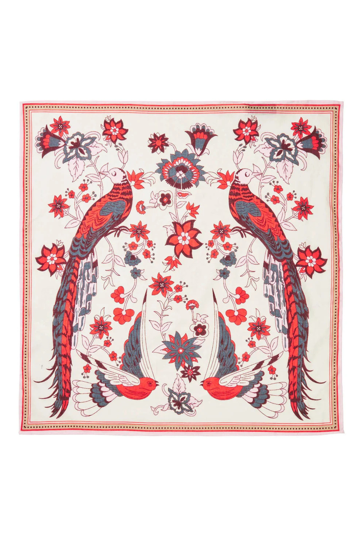 Lollys Laundry - Gardenbirds Scarf Creme