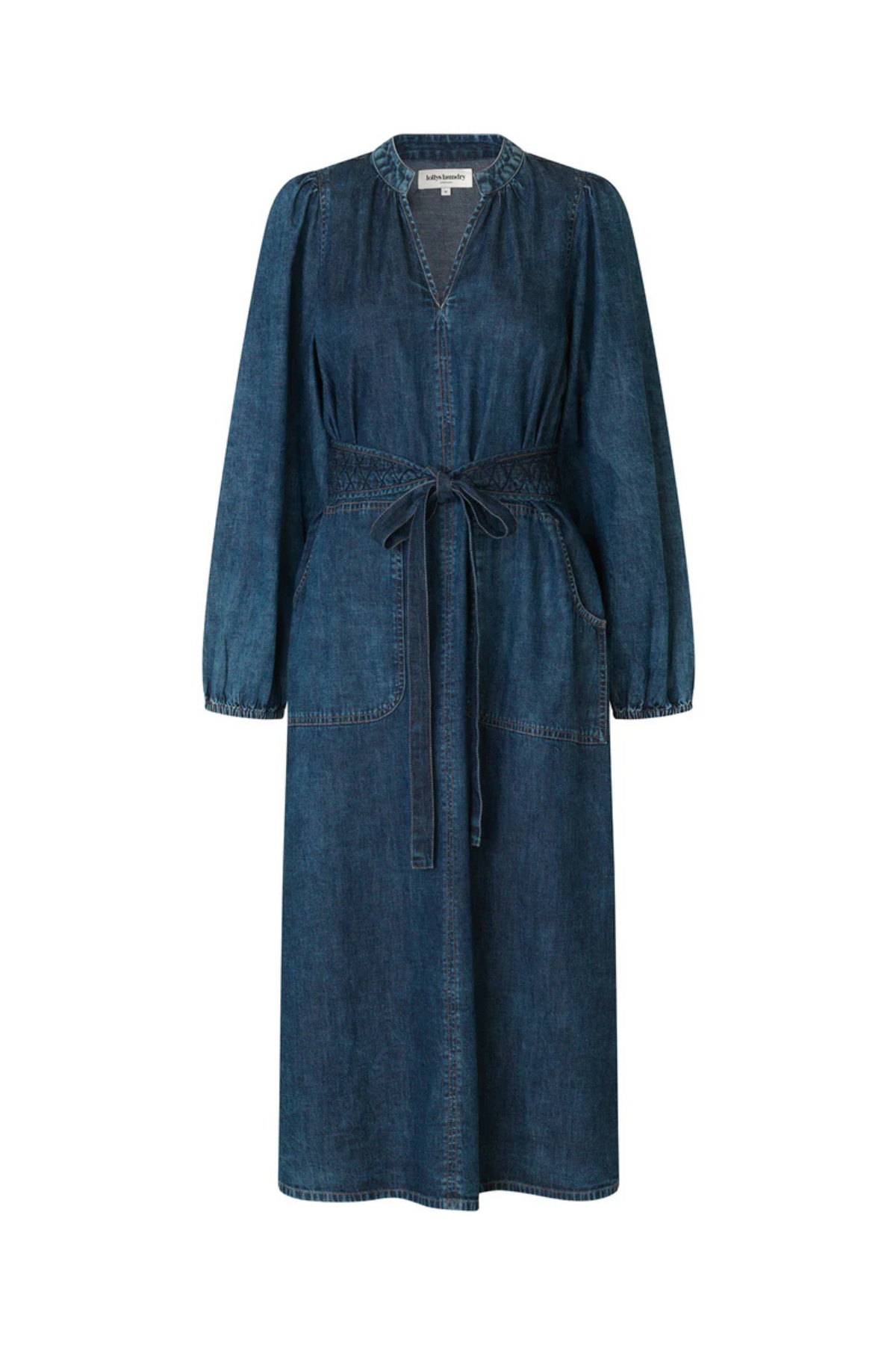 Lollys Laundry - Paris Midi Dress Blue