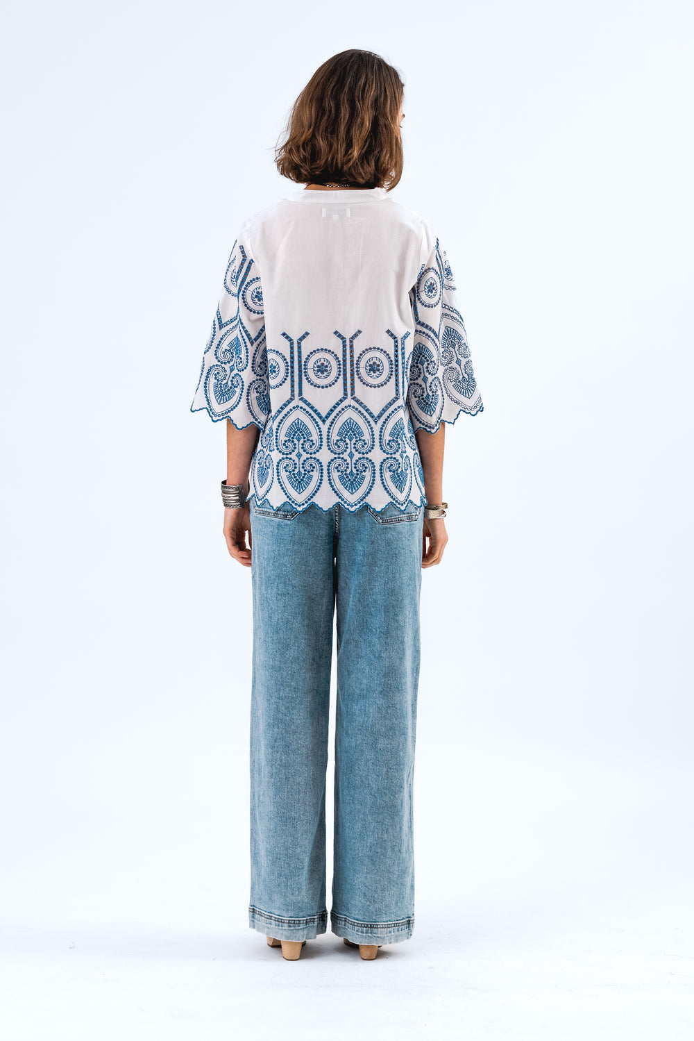 Lollys - LouiseLL Blouse SS - White