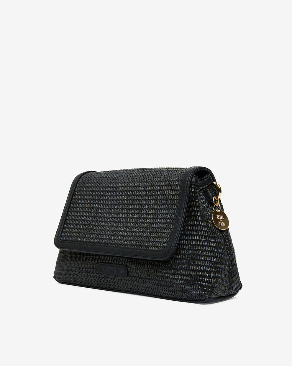 Elms &amp; King - Lugano Crossbody - Black Weave
