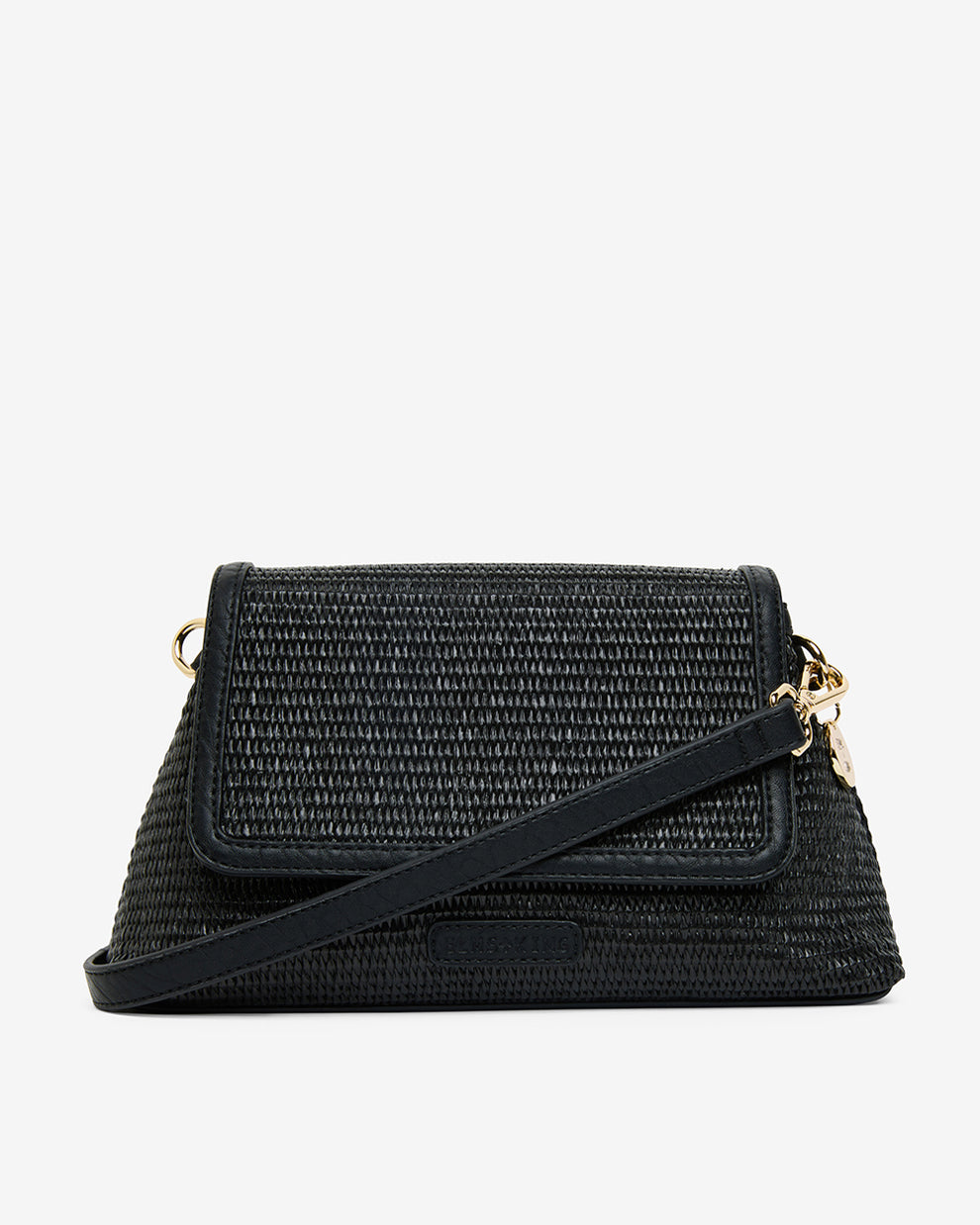 Elms &amp; King - Lugano Crossbody - Black Weave