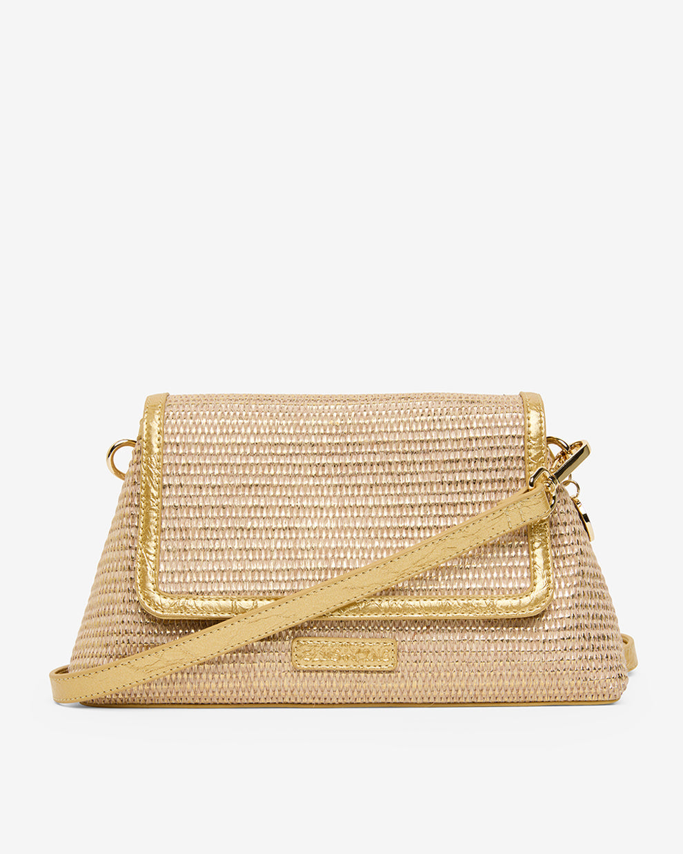 Elms &amp; King - Lugano Crossbody - Gold Weave