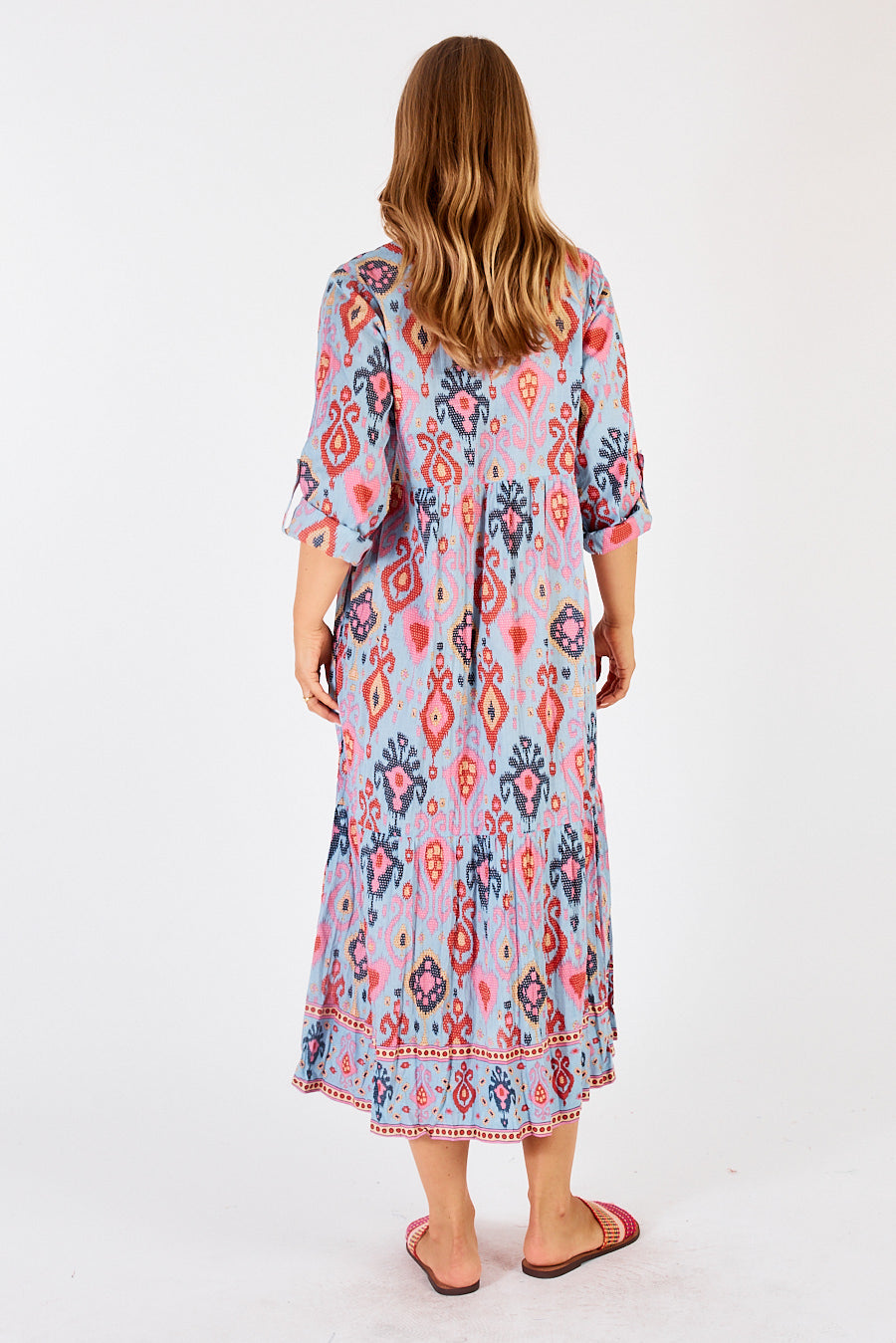 Lula Life - Augusta Midi Dress - Sky