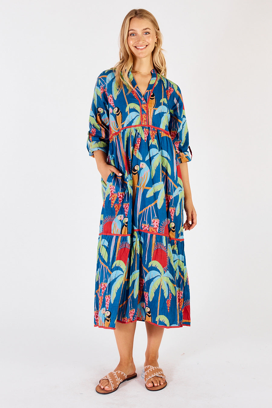 Lula Life - Lainie Midi Dress - Ocean