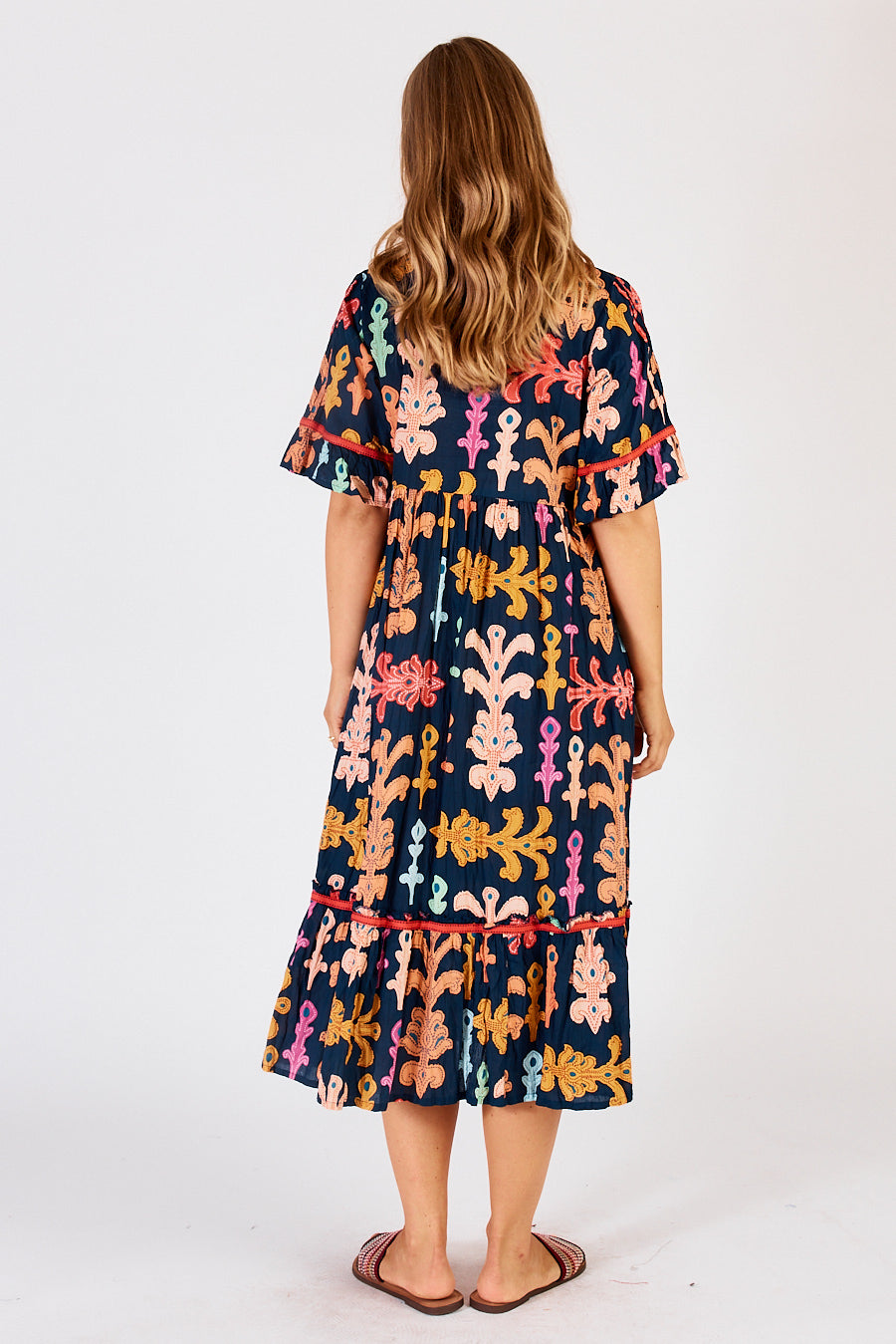 Lula Life - Olivia Midi Dress - Navy