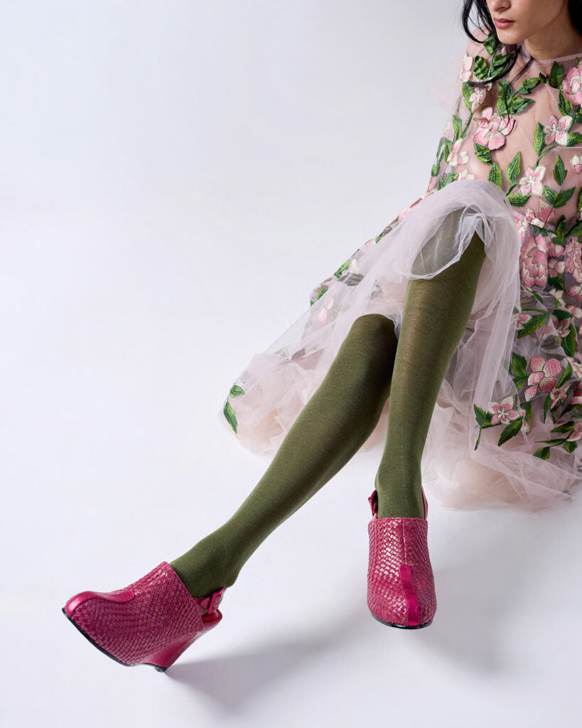 Tightology – Luxe Merino Wool Tights – Olive