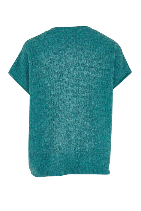 Mansted - Komma Lambswool Vest - Sea