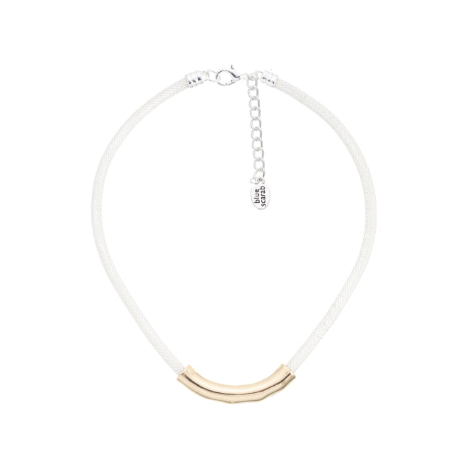 LOTUS Silver Rope Necklace - Gold