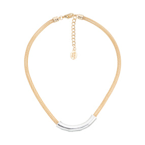 LOTUS Gold Rope Necklace - Silver