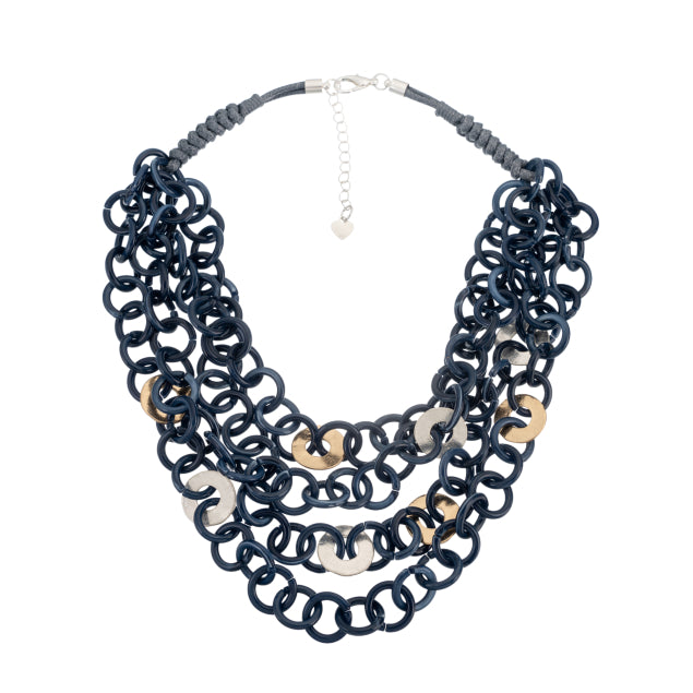 LOTUS - Zen Chain Necklace - Black