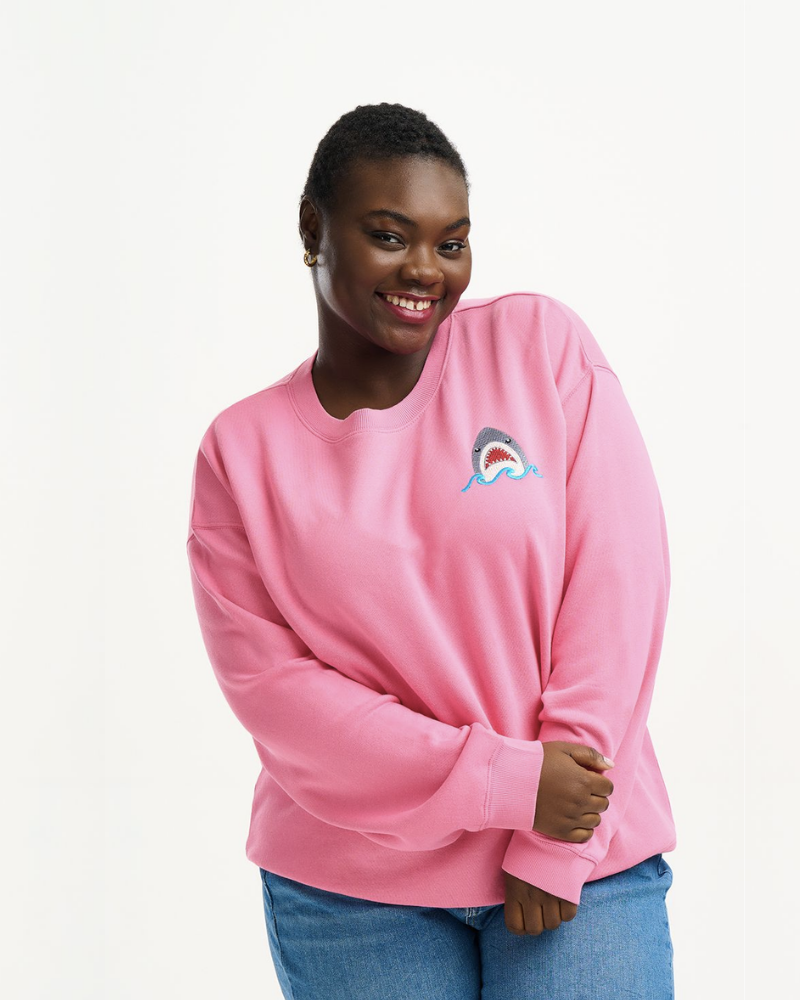 Sugarhill - Noah Sweatshirt -  Pink Shark