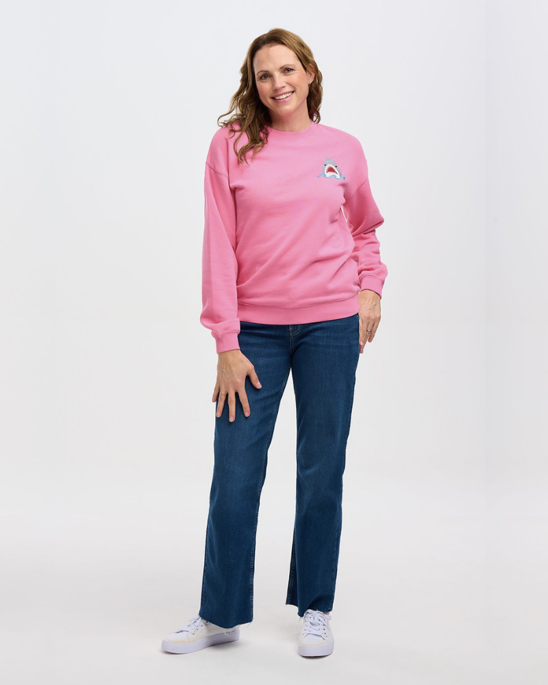 Sugarhill - Noah Sweatshirt -  Pink Shark